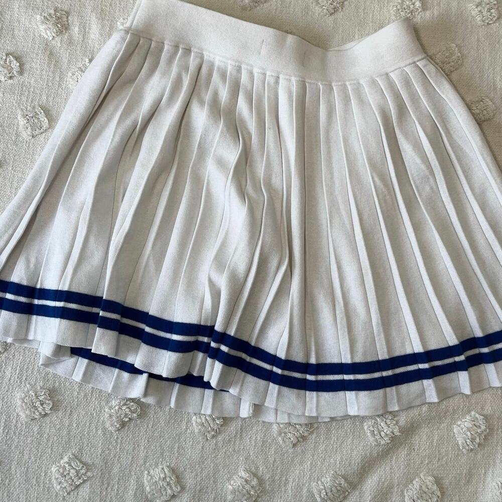 RLX Ralph Lauren Pleated Cricket Skort Preppy Quiet Luxury Sporty Knit White NWT - Picture 5 of 9